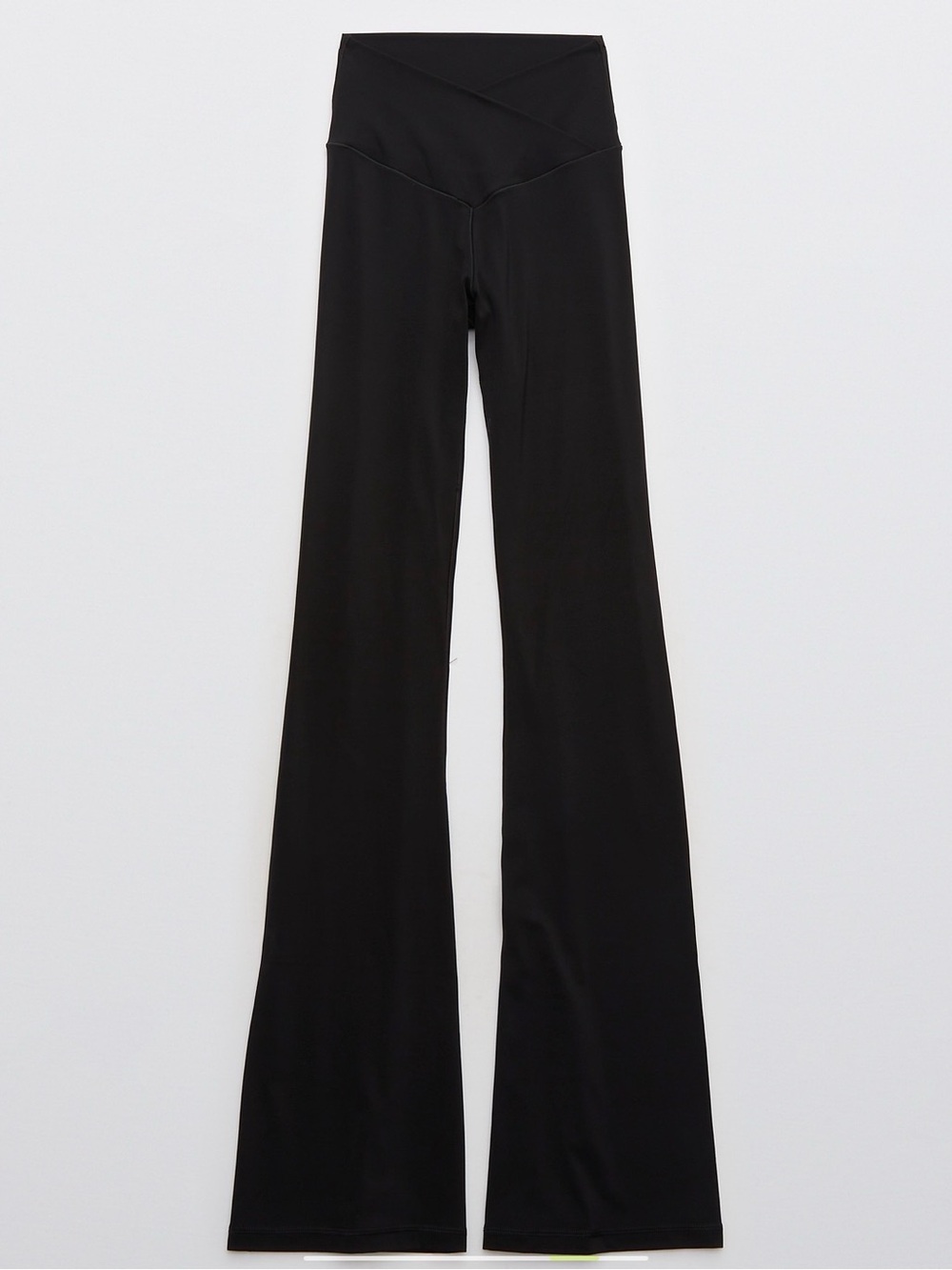 aerie Black Wide-Leg High-Rise Yoga Pants